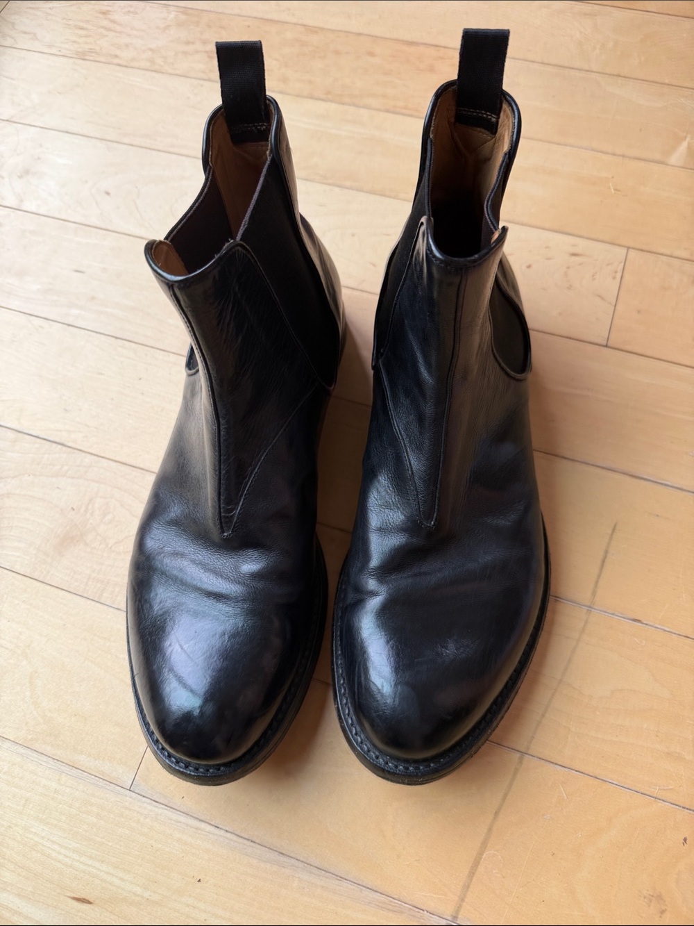 Famous Duca Del Nord Italian Leather Chelsea Dress Boot